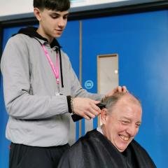 Blokes Breakfast at the Strand Community Cafe & FREE haircut