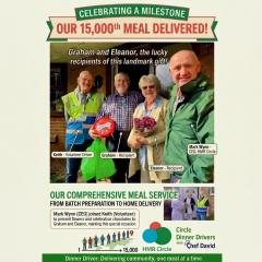 15,000 Dinner Driver Meals Delivered!